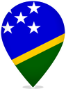 Solomon Islands Teardrop Pin