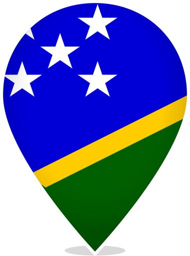 Solomon Islands Teardrop Pin