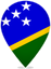 Solomon Islands Teardrop Pin
