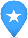 Somalia Teardrop Pin