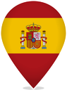 Spain Teardrop Pin