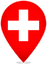 Switzerland Teardrop Pin