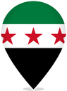 Syria Teardrop Pin