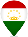 Tajikistan Teardrop Pin