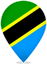 Tanzania Teardrop Pin