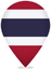 Thailand Teardrop Pin