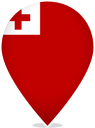 Tonga Teardrop Pin