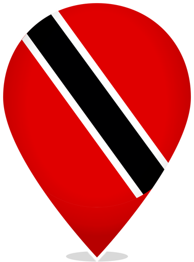 Trinidad And Tobago Teardrop Pin