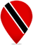 Trinidad And Tobago Teardrop Pin