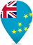 Tuvalu Teardrop Pin