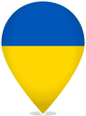 Ukraine Teardrop Pin