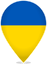 Ukraine Teardrop Pin