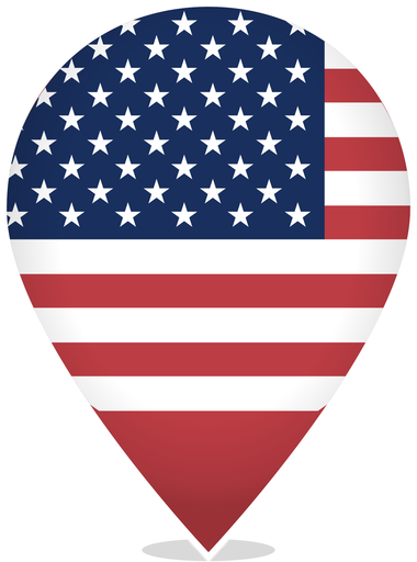 United States Teardrop Pin