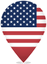 United States Teardrop Pin
