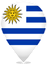 Uruguay Teardrop Pin