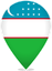 Uzbekistan Teardrop Pin