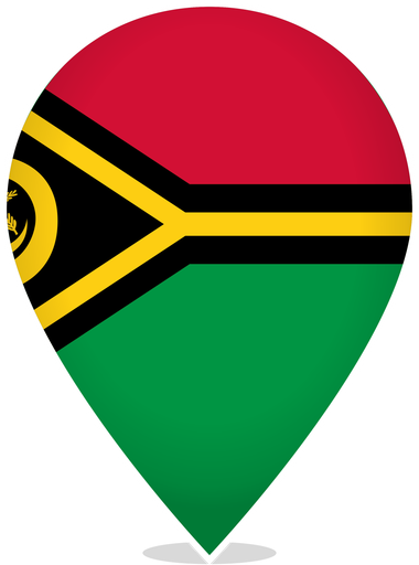 Vanuatu Teardrop Pin