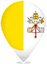Vatican City Teardrop Pin