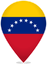 Venezuela Teardrop Pin