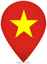 Vietnam Teardrop Pin