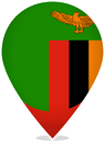 Zambia Teardrop Pin