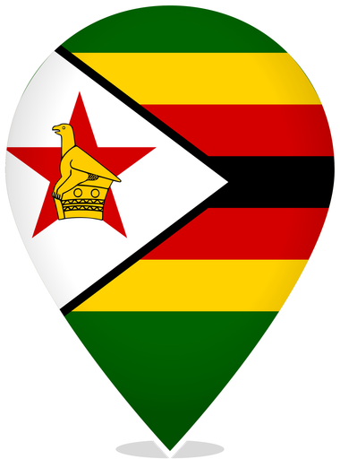 Zimbabwe Teardrop Pin