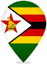 Zimbabwe Teardrop Pin