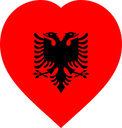 Albania Flat Heart