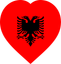 Albania Flat Heart