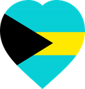 Bahamas Flat Heart