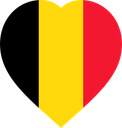 Belgium Flat Heart