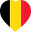 Belgium Flat Heart
