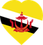 Brunei Flat Heart