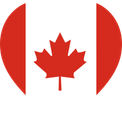 Canada Flat Heart