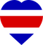 Costa Rica Flat Heart