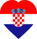 Croatia Flat Heart