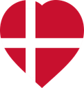 Denmark Flat Heart