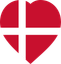 Denmark Flat Heart