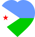 Djibouti Flat Heart