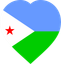 Djibouti Flat Heart