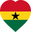Ghana Flat Heart