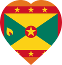 Grenada Flat Heart