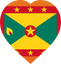 Grenada Flat Heart