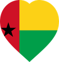 Guinea Bissau Flat Heart