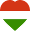 Hungary Flat Heart