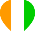 Ivory Coast Flat Heart