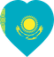 Kazakhstan Flat Heart