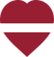 Latvia Flat Heart