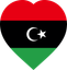 Libya Flat Heart