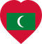 Maldives Flat Heart
